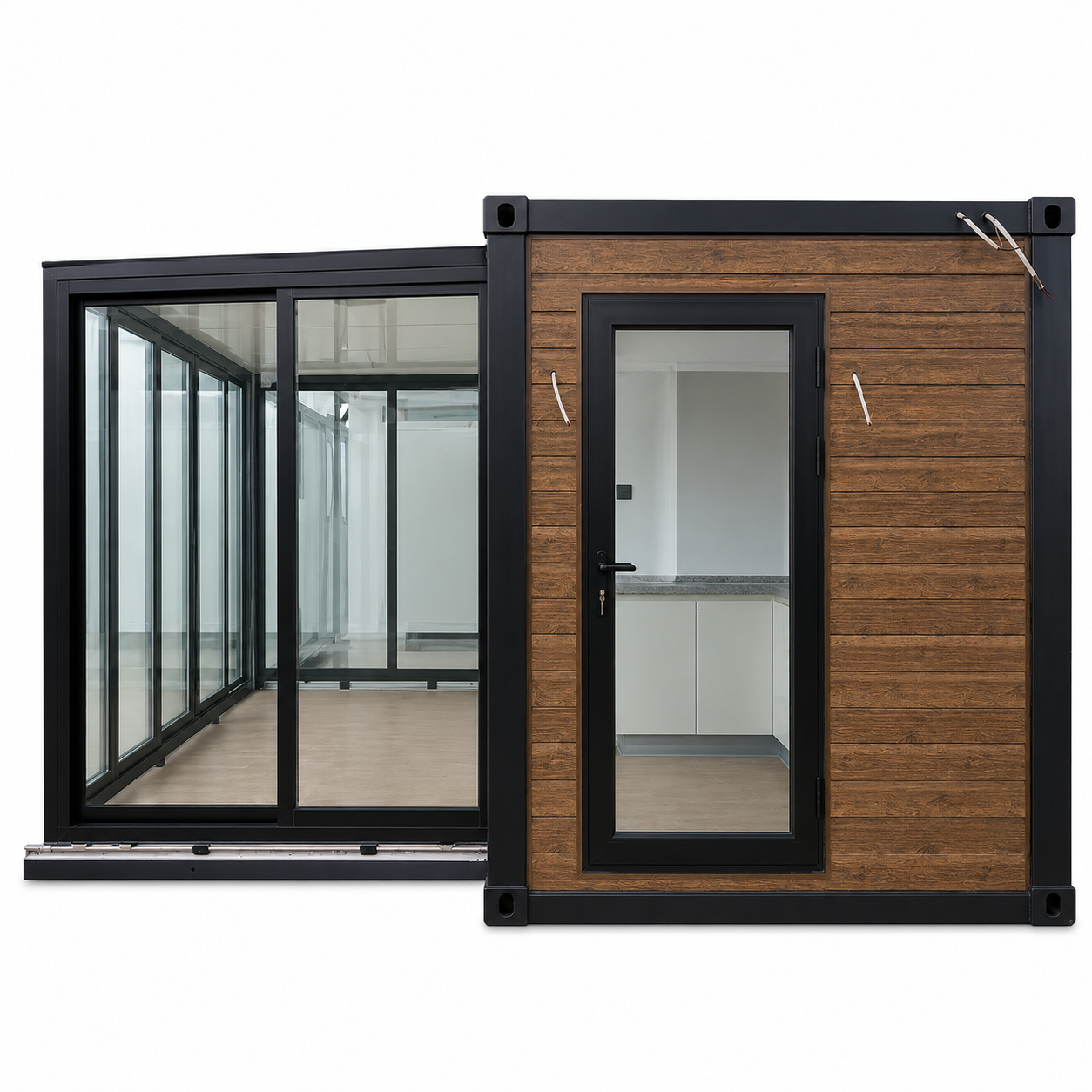 20Ft One-Sided Sliding Container Home – 1 Bedroom – Finish in Just 1 Day