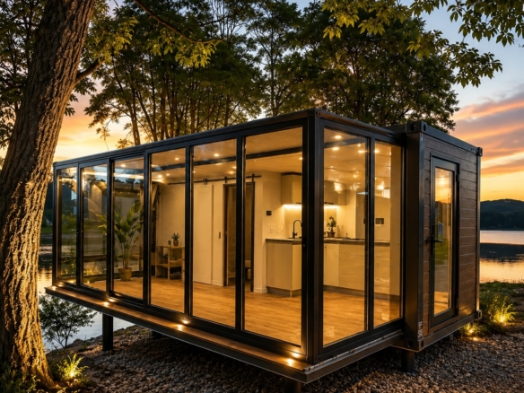20Ft One-Sided Sliding Container Home – 1 Bedroom – Finish in Just 1 Day