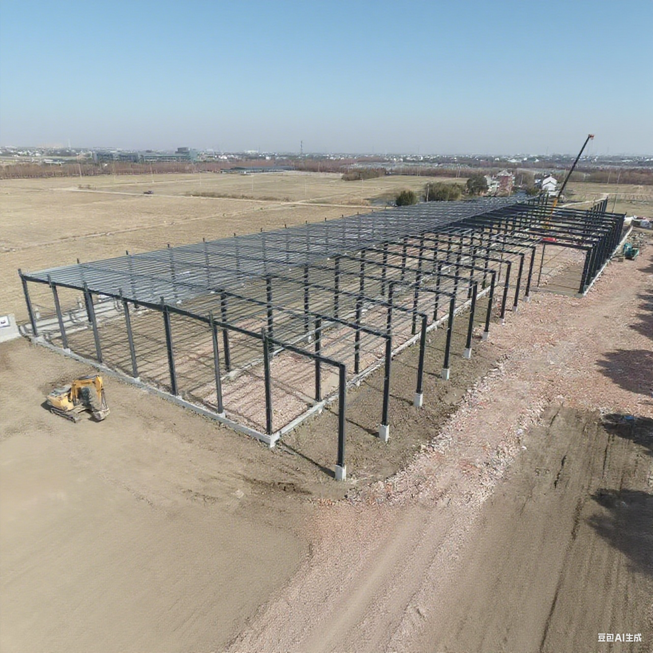 H8f5d1b320e674d1c8c4230804189f770F Light Steel Structure Building
